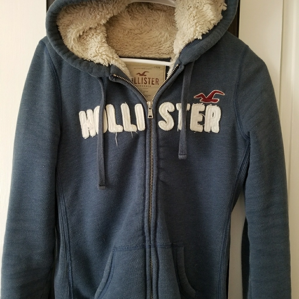 Hollister zip up hoodie
